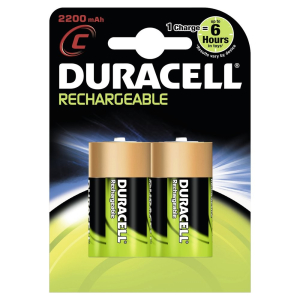 DURACELL Akku C - 2.200 mAh, Die praktischen Wiederaufladbaren von DURACELL, 1 Packung = 2 Stück DURACELL Akku C - 2.200 mAh, Die praktischen Wiederaufladbaren von DURACELL, 1 Packung = 2 Stück