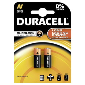 DURACELL Security Alkaline N – 1,5 V, MN9100, LR1, KN, 1 Packung = 2 Stück DURACELL Security Alkaline N – 1,5 V, MN9100, LR1, KN, 1 Packung = 2 Stück