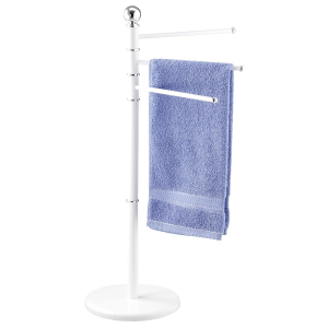 WENKO Exclusiv Handtuchständer, Ideal zum Aufhängen von Handtüchern und Kleidungsstücken, Weiß, 3 bewegliche Arme, Maße: 28,5 x 91 x 47,5 cm WENKO Exclusiv Handtuchständer, Ideal zum Aufhängen von Handtüchern und Kleidungsstücken, Weiß, 3 bewegliche Arme, Maße: 28,5 x 91 x 47,5 cm