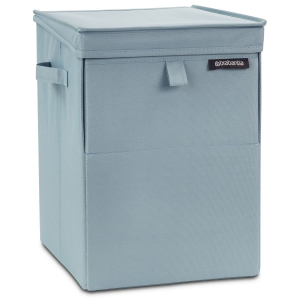 Brabantia stapelbare Wäschebox, 35 Liter, Öffnungen an der Ober- und Vorderseite für mehr Flexibilität, Farbe: Mint Brabantia stapelbare Wäschebox, 35 Liter, Öffnungen an der Ober- und Vorderseite für mehr Flexibilität, Farbe: Mint