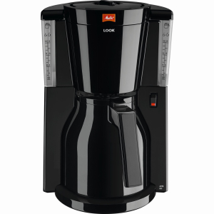 Melitta® Look® Therm Filterkaffeemaschine, Thermkanne mit guter Warmhaltefunktion und Einhand-Bedienung, Farbe: schwarz Melitta® Look® Therm Filterkaffeemaschine, Thermkanne mit guter Warmhaltefunktion und Einhand-Bedienung, Farbe: schwarz