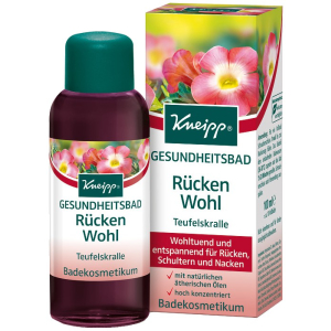 Kneipp® Gesundheitsbad Rücken Wohl - Teufelskralle, Wohltuend und entspannend für Rücken, Schultern und Nacken, 100 ml - Flasche Kneipp® Gesundheitsbad Rücken Wohl - Teufelskralle, Wohltuend und entspannend für Rücken, Schultern und Nacken, 100 ml - Flasche