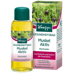 Kneipp® Gesundheitsbad Muskel Aktiv - Wacholder, Durchwärmt und lockert die Muskulatur, 100 ml - Flasche Kneipp® Gesundheitsbad Muskel Aktiv - Wacholder, Durchwärmt und lockert die Muskulatur, 100 ml - Flasche