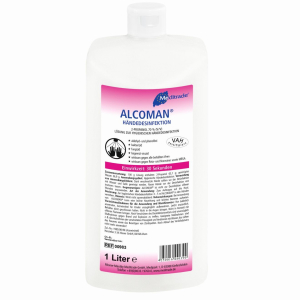 Meditrade ALCOMAN® Händedesinfektionsmittel, Schnelle, umfassende hygienische und chirurgische Händedesinfektion, 1 Liter - Flasche Meditrade ALCOMAN® Händedesinfektionsmittel, Schnelle, umfassende hygienische und chirurgische Händedesinfektion, 1 Liter - Flasche