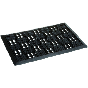 Golze DYNAMIC Türmatte, 40 x 60 cm, Fußmatte aus Gummi, für den Außenbereich, schwarz, mit Rillen Golze DYNAMIC Türmatte, 40 x 60 cm, Fußmatte aus Gummi, für den Außenbereich, schwarz, mit Rillen