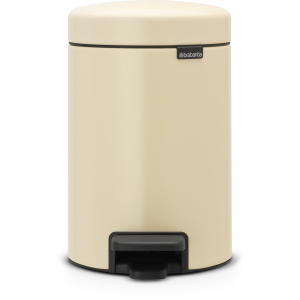 Brabantia NEWICON Treteimer, 3 l, Mit herausnehmbarem Inneneinsatz, Almond Brabantia NEWICON Treteimer, 3 l, Mit herausnehmbarem Inneneinsatz, Almond