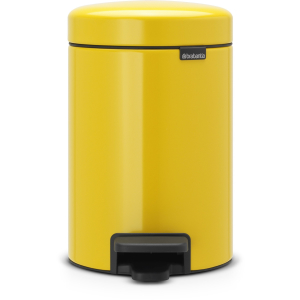 Brabantia NEWICON Treteimer, 3 l, Mit herausnehmbarem Inneneinsatz, Daisy Yellow Brabantia NEWICON Treteimer, 3 l, Mit herausnehmbarem Inneneinsatz, Daisy Yellow