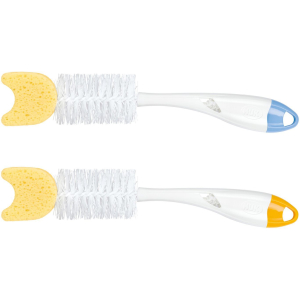 Flaschenbürste 2 in 1 mit Schwamm, Reinigungsbürste mit integrierter Saugerbürste und ergonomischem Griff, Für Flaschen und Sauger, farbig sortiert Flaschenbürste 2 in 1 mit Schwamm, Reinigungsbürste mit integrierter Saugerbürste und ergonomischem Griff, Für Flaschen und Sauger, farbig sortiert