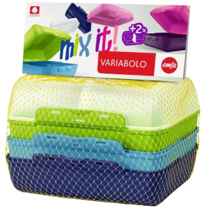 EMSA Variabolo Clipbox, Brotdose, 4-teilig + Trenner, BOYS EMSA Variabolo Clipbox, Brotdose, 4-teilig + Trenner, BOYS