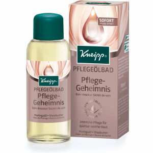 Kneipp® Pflegeölbad Pflegegeheimnis - Moringa & Sheabutte, Intensive Pflege für spürbar weiche Haut, 100 ml - Flasche Kneipp® Pflegeölbad Pflegegeheimnis - Moringa & Sheabutte, Intensive Pflege für spürbar weiche Haut, 100 ml - Flasche