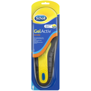 Scholl GelActiv® Einlegesohle Work Men, Speziell für Berufstätige mit stark beanspruchten Füßen, 1 Packung = 1 Paar Scholl GelActiv® Einlegesohle Work Men, Speziell für Berufstätige mit stark beanspruchten Füßen, 1 Packung = 1 Paar