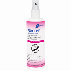 Meditrade Alcoderm® Hautdesinfektionsmittel, Lösung zur hygienischen Hautdesinfektion vor Injektionen und für Kühlumschläge, 250 ml - Sprühflasche Meditrade Alcoderm® Hautdesinfektionsmittel, Lösung zur hygienischen Hautdesinfektion vor Injektionen und für Kühlumschläge, 250 ml - Sprühflasche