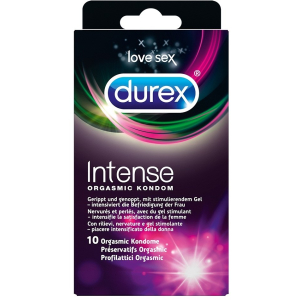 Durex Intense Orgasmic Kondome, Medizinprodukt, 1 Packung = 10 Stück Durex Intense Orgasmic Kondome, Medizinprodukt, 1 Packung = 10 Stück