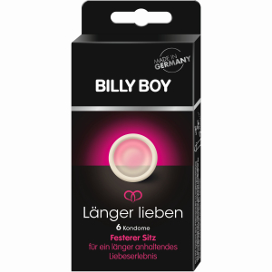 BILLY BOY Länger lieben Kondome, Medizinprodukt, 1 Packung = 6 Stück BILLY BOY Länger lieben Kondome, Medizinprodukt, 1 Packung = 6 Stück