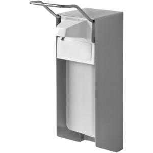 TEMDEX® Desinfektionsmittel- und Seifenspender, Edelstahl, Für Desinfektionsmittel und Seifen, im Gesundheits- und Lebensmittelbereich, 500 ml, kurzer Armhebel, Kunststoffpumpe TEMDEX® Desinfektionsmittel- und Seifenspender, Edelstahl, Für Desinfektionsmittel und Seifen, im Gesundheits- und Lebensmittelbereich, 500 ml, kurzer Armhebel, Kunststoffpumpe