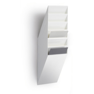 DURABLE FLEXIBOXX 6 A4 Prospektspender-Set, Wandprospektspenderset bestehend aus sechs Fächern, 1 Set = 6 Prospektspender, Farbe: weiß DURABLE FLEXIBOXX 6 A4 Prospektspender-Set, Wandprospektspenderset bestehend aus sechs Fächern, 1 Set = 6 Prospektspender, Farbe: weiß
