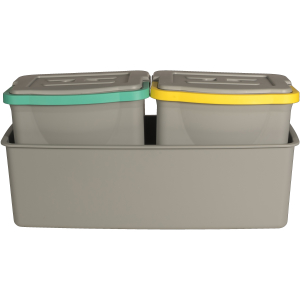 SPRINTUS Eimer-Set, 3-teilig, Das Eimer-Set besteht aus zwei 6 Liter Eimern mit Deckel und einer Wanne, 1 Set SPRINTUS Eimer-Set, 3-teilig, Das Eimer-Set besteht aus zwei 6 Liter Eimern mit Deckel und einer Wanne, 1 Set