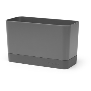 Brabantia Spül-Organizer, Kompaktes Design, aber ausreichend Platz für Spülmittel, Schwämme etc., Dark grey Brabantia Spül-Organizer, Kompaktes Design, aber ausreichend Platz für Spülmittel, Schwämme etc., Dark grey