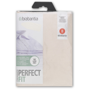 Brabantia Bügeltischbezug B, Baumwollbezug mit 2 mm Schaumstoff, 124 x 38 cm, Gemischt (neutral) Brabantia Bügeltischbezug B, Baumwollbezug mit 2 mm Schaumstoff, 124 x 38 cm, Gemischt (neutral)
