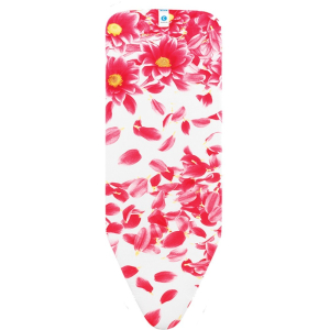 Brabantia Bügeltischbezug C, Baumwollbezug mit 2 mm Schaumstoff, 124 x 45 cm, Pink Santini Brabantia Bügeltischbezug C, Baumwollbezug mit 2 mm Schaumstoff, 124 x 45 cm, Pink Santini
