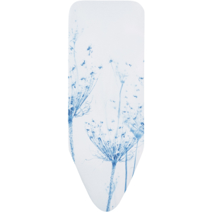 Brabantia Bügeltischbezug C, Baumwollbezug mit 4 mm Schaumstoff und Filz 4 mm, 124 x 45 cm, Cotton Flower Brabantia Bügeltischbezug C, Baumwollbezug mit 4 mm Schaumstoff und Filz 4 mm, 124 x 45 cm, Cotton Flower