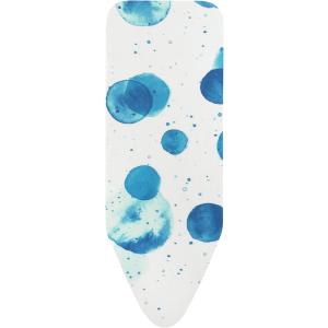 Brabantia „Perfect Flow“ Baumwoll-Bügeltischbezug C, Spezielle 3D-Textiltechnologie für trockene Bügelflächen & Fußböden, 124 x 45 cm, Colour Spots Brabantia „Perfect Flow“ Baumwoll-Bügeltischbezug C, Spezielle 3D-Textiltechnologie für trockene Bügelflächen & Fußböden, 124 x 45 cm, Colour Spots
