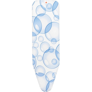 Brabantia „Perfekt Flow“ Baumwoll-Bügeltischbezug B, Spezielle 3D-Textiltechnologie für trockene Bügelflächen & Fußböden, 124 x 38 cm, Bubbles Brabantia „Perfekt Flow“ Baumwoll-Bügeltischbezug B, Spezielle 3D-Textiltechnologie für trockene Bügelflächen & Fußböden, 124 x 38 cm, Bubbles