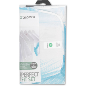 Brabantia Bügeltischbezug D, Baumwollbezug mit 4 mm Schaumstoff und Filz 4 mm, 135 x 45 cm, Gemischt(farbig) Brabantia Bügeltischbezug D, Baumwollbezug mit 4 mm Schaumstoff und Filz 4 mm, 135 x 45 cm, Gemischt(farbig)