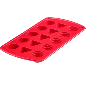 WESTMARK Trio Silikon-Pralinenform, rot, Auch für die Herstellung von Eiswürfeln, Eiskonfekt, Puddingformen oder Butterst, Größe: 12,0 x 22,0 x 1,9 cm WESTMARK Trio Silikon-Pralinenform, rot, Auch für die Herstellung von Eiswürfeln, Eiskonfekt, Puddingformen oder Butterst, Größe: 12,0 x 22,0 x 1,9 cm