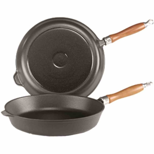 KRÜGER Rustica Pfanne ohne Deckel, Eisenguss, Emailliertes Gusseisen-Geschirr speichert die Hitze hervorragend, Durchmesser: 24 cm KRÜGER Rustica Pfanne ohne Deckel, Eisenguss, Emailliertes Gusseisen-Geschirr speichert die Hitze hervorragend, Durchmesser: 24 cm