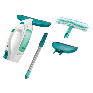 LEIFHEIT Dry & Clean Fenstersauger Komplettset, 4-teilig, Scheibensaugerset mit Absaugdüse, Click-System-Stiel und Einwascher, 1 Set LEIFHEIT Dry & Clean Fenstersauger Komplettset, 4-teilig, Scheibensaugerset mit Absaugdüse, Click-System-Stiel und Einwascher, 1 Set