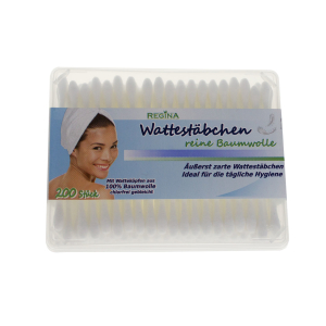 Regina Wattestäbchen, Inhalt: 200 Stück, Äußerst zarte Wattestäbchen Regina Wattestäbchen, Inhalt: 200 Stück, Äußerst zarte Wattestäbchen