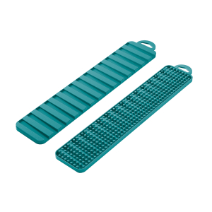 Metaltex Deutschland GmbH Metaltex Gravity Slim Abtropfmatte, Spülmatte aus Kunststoff, Farbe: türkis 320485002