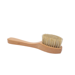 Waldkraft GmbH Waldkraft Gesichtsbürste aus Buchenholz, geölt, 16 cm, Gründliche Reinigung und förderung der Durchblutung im Gesicht, Holzbürste mit hellen Naturborsten 10041 01 21 600