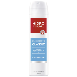 Hidrofugal Klassik Spray, schützt zuverlässig vor Schweiß & Geruchsbildung, 150 ml - Dose Hidrofugal Klassik Spray, schützt zuverlässig vor Schweiß & Geruchsbildung, 150 ml - Dose