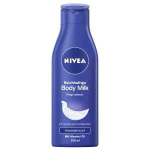 NIVEA® body Reichhaltige Body Milk, reichhaltige Pflege für Ihre trockene Haut, 250 ml - Flasche NIVEA® body Reichhaltige Body Milk, reichhaltige Pflege für Ihre trockene Haut, 250 ml - Flasche