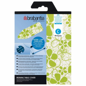 Brabantia Bügeltischbezug C, Baumwollbezug mit 2 mm Schaumstoff, 124 x 45 cm, Gemischt (farbig) Brabantia Bügeltischbezug C, Baumwollbezug mit 2 mm Schaumstoff, 124 x 45 cm, Gemischt (farbig)
